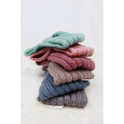 Twisted Ribbed Knit Winter Headwrap