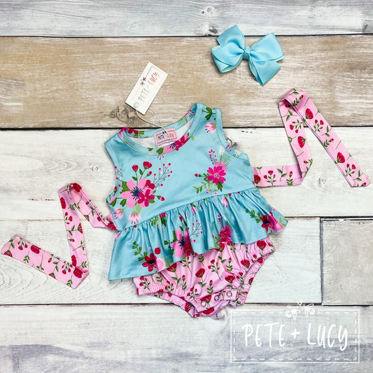 Summer Floral Romper