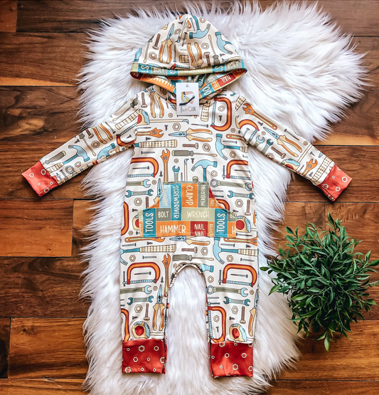 Tools Hooded Romper